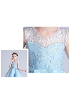 DUNISO Girls Dress Kids Sleeveless Party Dresses With Tutu Skirt Toddler Princess Birthday Party Wedding Dresses 110cm  - Image 5