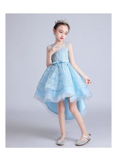 DUNISO Girls Dress Kids Sleeveless Party Dresses With Tutu Skirt Toddler Princess Birthday Party Wedding Dresses 110cm  - Image 3