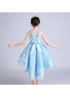 DUNISO Girls Dress Kids Sleeveless Party Dresses With Tutu Skirt Toddler Princess Birthday Party Wedding Dresses 110cm  - Image 2