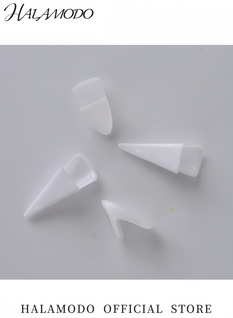 هالامودو طقم مكون من زوجين من أنياب مصاصي الدماء، أنياب واقعية 17 مم و25 مم، إكسسوارات تنكرية، أنياب المستذئب والزومبي لحفلات الأزياء والعروض المسرحية - Image 5