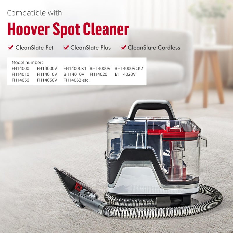 Kuflant Flexible Extension Hose Attachment Compatible with Hoover CleanSlate Portable Machine FH14000, FH14000V, BH14000V, FH14010, FH14020, FH14050, BH14010V, 54 Inch Carpet Cleaner Tube Replacement Parts - Image 2