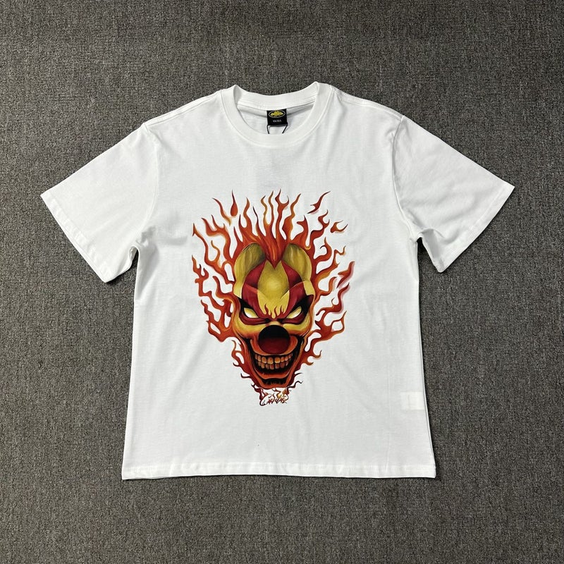 Spring Corteiz Skeleton 3D Printing Men'S Street Trend Round Neck Short Sleeve T-Shirt - Image 1