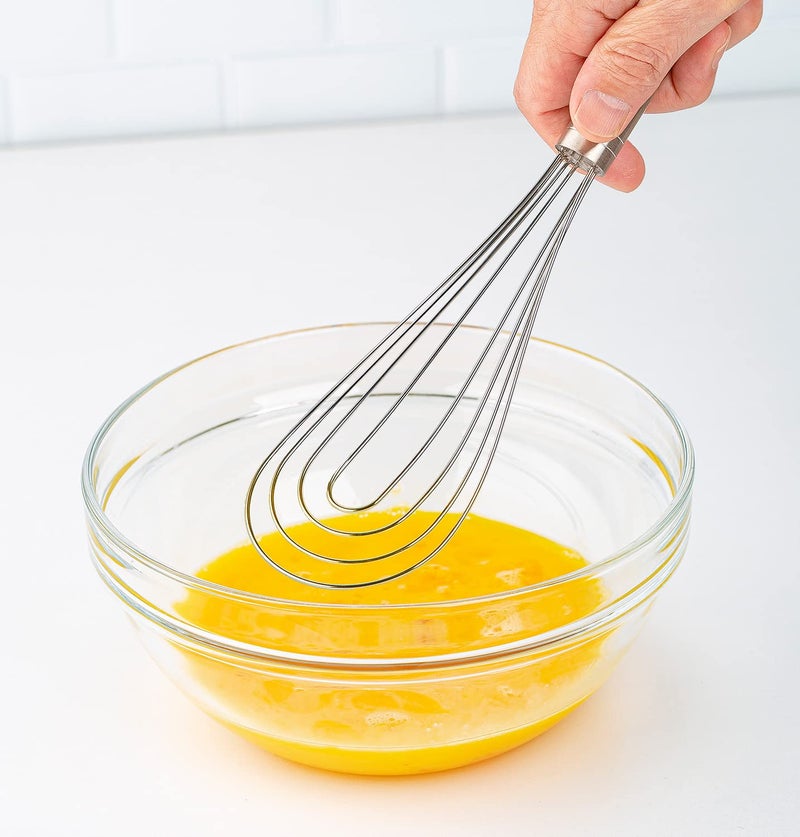 PrepWorks 10 Inch Fat Whisk - Stainless Steel Whisk for Mixing, Beating, and Stirring Sauces, Batter, and More - Image 3