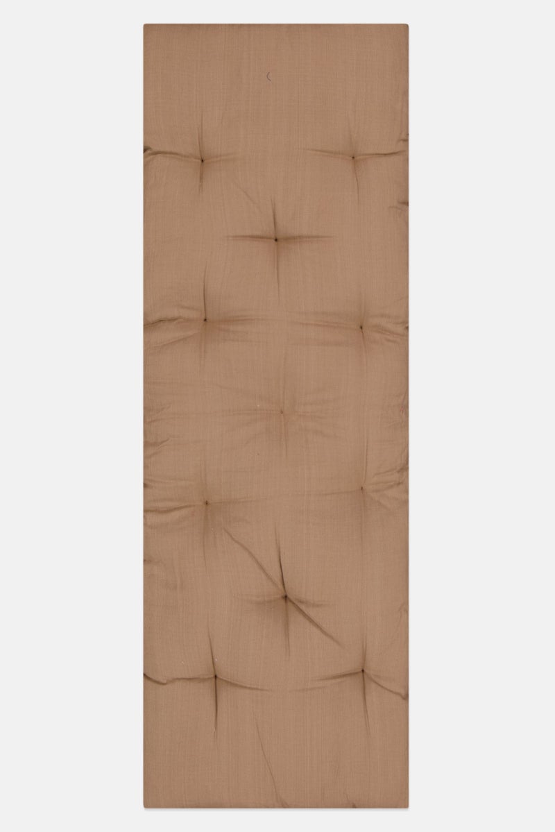 Muy Mucho Bench Cushion With Handles 120 x 45 x 5 cm, Dark Beige  - Image 2