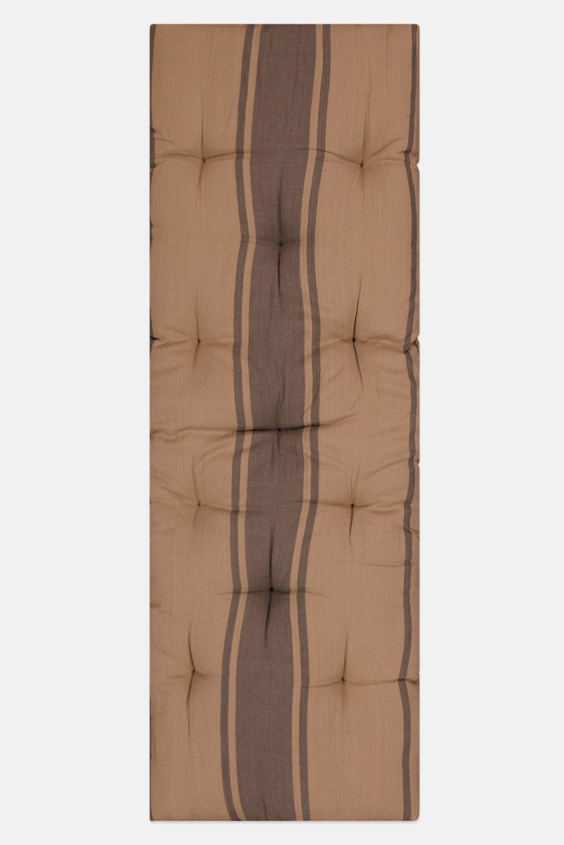 Muy Mucho Bench Cushion With Handles 120 x 45 x 5 cm, Dark Beige  - Image 1