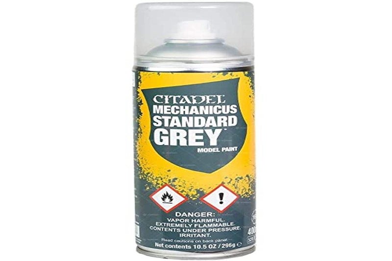 Games Workshop Citadel Bombe Sous-couche - Aérosol Mechanicus Standard Grey