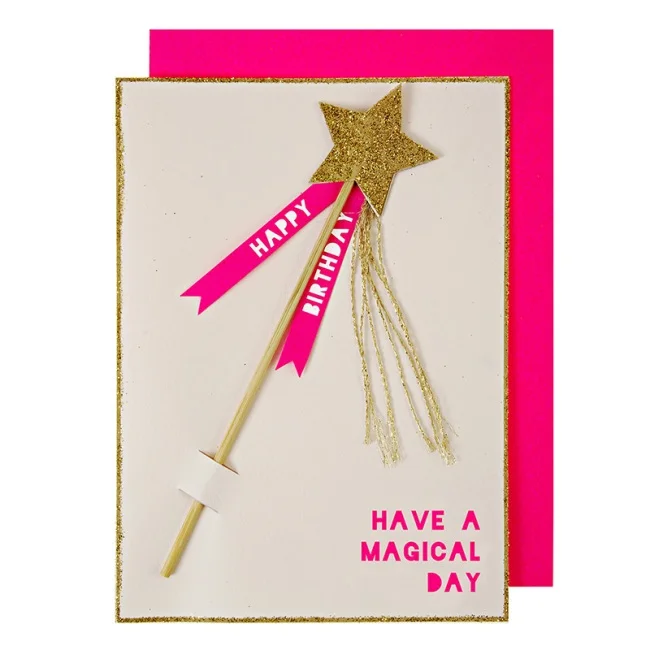 ميري ميري Magic Wand Birthday Card