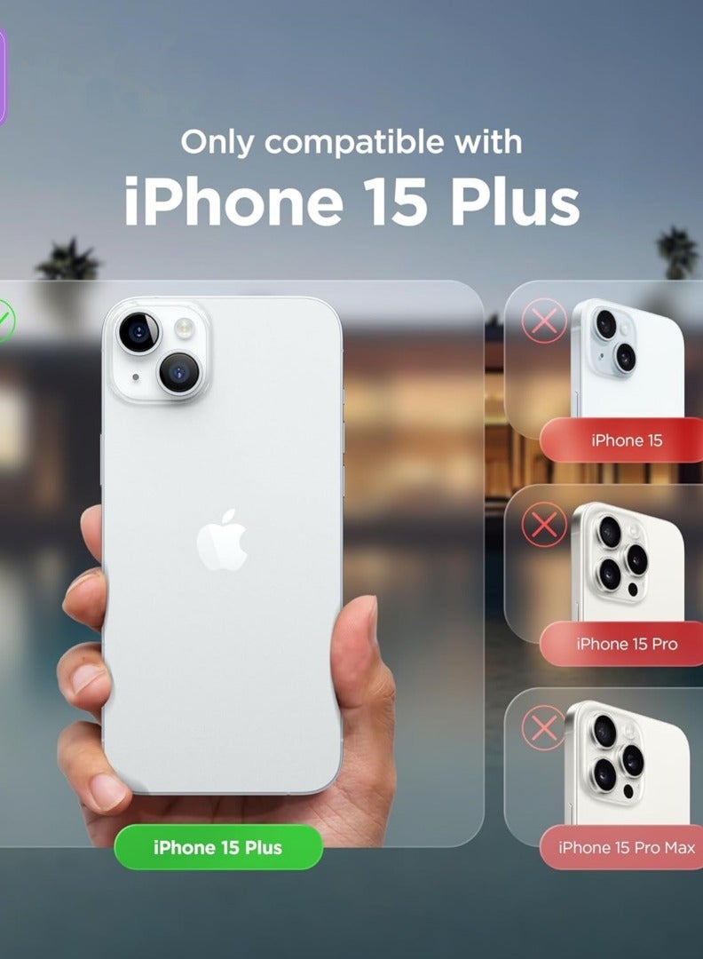 Delivus Iphone Silicone Case - Silky Soft Touch with Grade Drop Protection - Anti-Scratch Microfiber Lining - Shockproof Protective Phone Case Slim Thin Cover (Iphone 15 Plus, Black) - Image 2