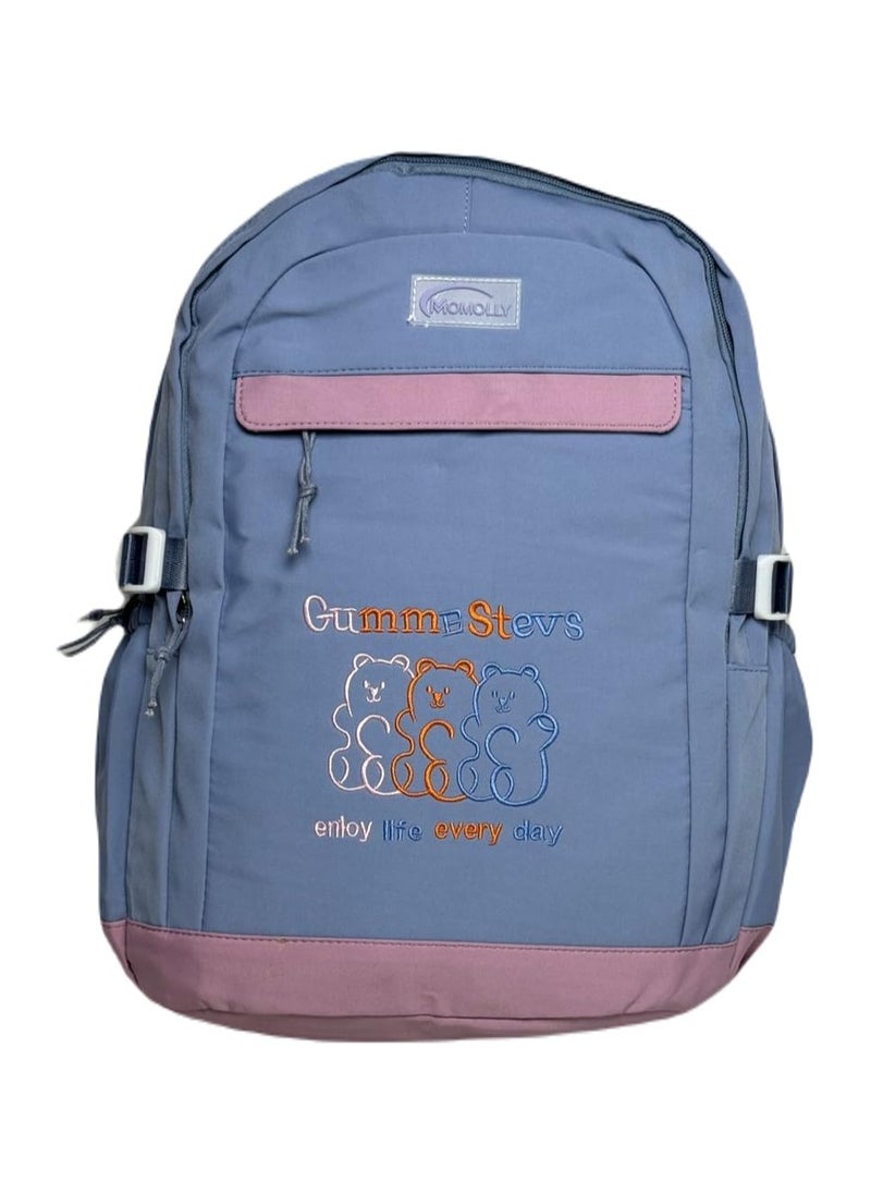 QSHOP - Premium Quality School Backpack Laptop Backpack Waterproof Backpack with Plush Pendant Accessories for Teenagers Students Women (42 * 30 * 13cm) - Image 1