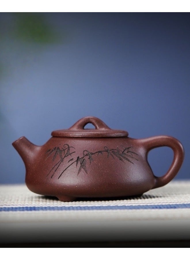 Lesha Mini Handheld Edition Premium Yixing Clay Teapot, China Real Handmade Teapot 2.71 oz, Infused Brewing Kung Fu Tea Maker - Image 5