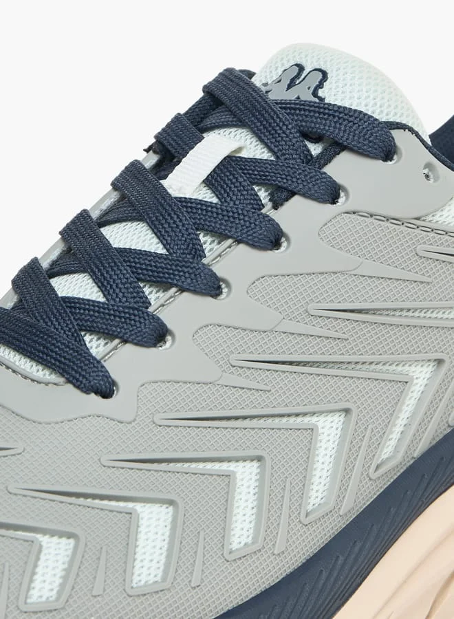 كابا Womens Panelled Lace-Up Sports Shoes with Pull Tab
