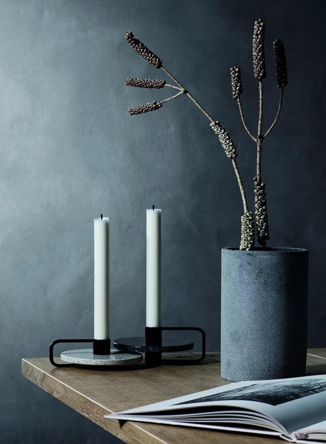 بلوموس مزهرية بلوموس كولونا، رمادي داكن، كبيرة 11.41 بوصة، 65627 - Image 2