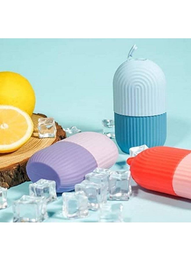 Ice Roller For Face Women skin glowing facial massage leakproof roller silicon - Image 4