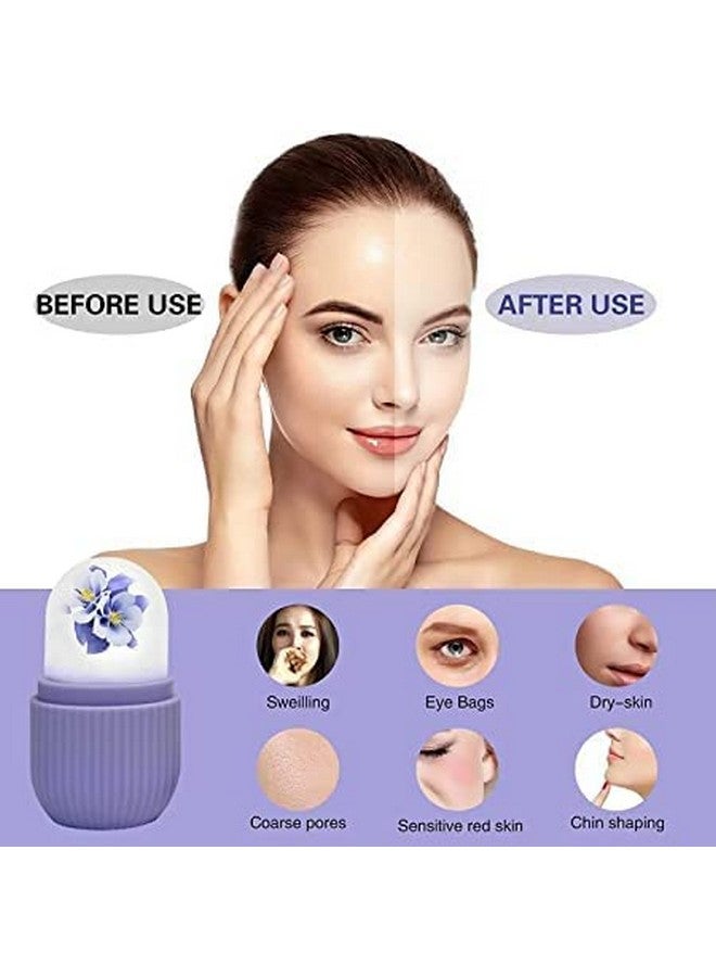Ice Roller For Face Women skin glowing facial massage leakproof roller silicon - Image 3