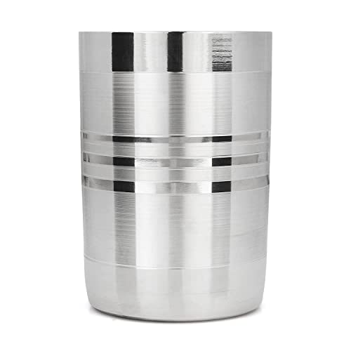 GALOOF Stainless Steel Glass Set of 2 | Unbreakable Heavy Gauge Steel Tumbler Glass Set for Drinking and Serving Water and Juice (Royal (300 ML), Set of 2) - Image 2