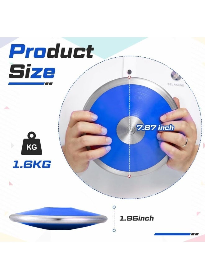 Generic Sports Training Weight Disc, Track and Field Disc for Boys and Girls, Reliable Iron and Nylon Construction, Non-Slip Polished Finish and Easy Grip, Training Disc (Multicolor)  - Image 5