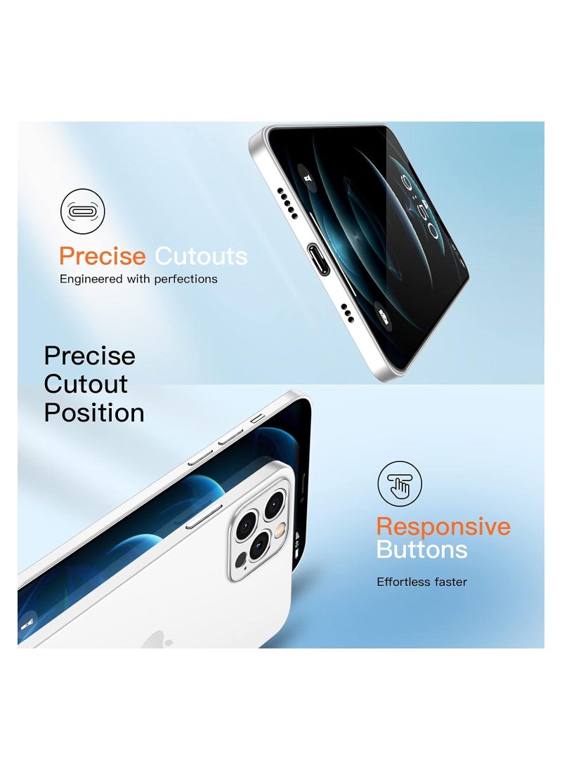 Raxoom iPhone 12 Pro Slim Case,Paper-Thin Matte Finish Skin Back Case [Anti-Fingerprints& Non Yellowing] Ultra Protective Cover - Image 4