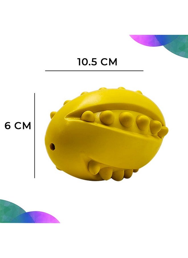 Dog Ball Dog Toys | Rubber Studded Rugby Ball For Dogs| Non-Toxic Chew Toys For Dogs | Yellow Rugby Ball For Dog | Dog Toy For All Breeds| Ideal Dog Balls For Medium And Large Dogs - pzsku/Z7BE8D65854F5B9E7BFB6Z/45/_/1728309195/68f9e1aa-2166-4a8f-be0d-a17b13566e16