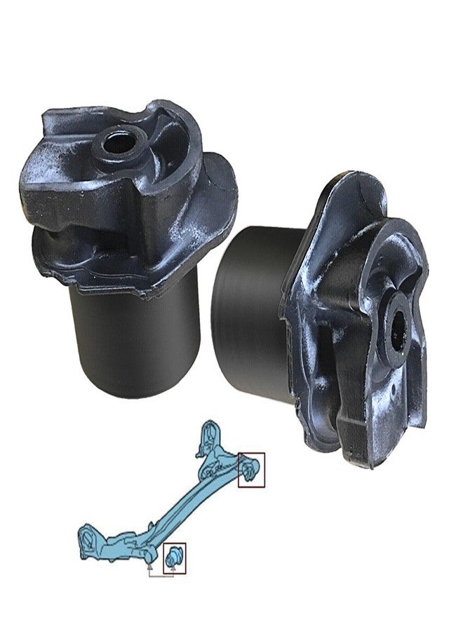 Tiny Force Rear Crossmember Axle Arm Beam Bushing Kit (Left + Right) 2 Pcs Compatible with Toyota Sienna 2004-2020, Replace 48725-08020, 48725-28080, 48725-58030. Fit the Rear Axle Arm - Image 1