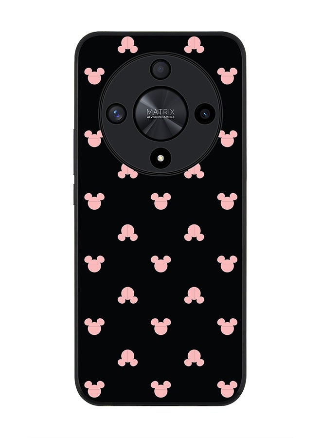 Stylizedd Rugged Black edge case for Honor X9b, Slim fit Soft Case Flexible Rubber Edges Anti Drop TPU Gel Thin Cover- Mickey Print - Image 1