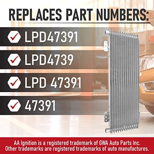 AA Ignition Low Pressure Drop Transmission Oil Cooler Kit - Replaces LPD4739, LPD 47391 - Universal - 40,000 GVW with Mounting Hardware - Great for Car, Trucks, Van, RV or Towing Applications - Advance Cooling - Image 3