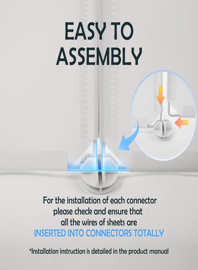 MEEXPAWS Dog Pee Pad Holder Large with Dog Litter Box Enclosure Splash Guard, Foldable Liner Base 33'' x 23'', Indoor Potty, DIY Cat Litter Box Enclosure, Litter Box with High Walls - Image 5