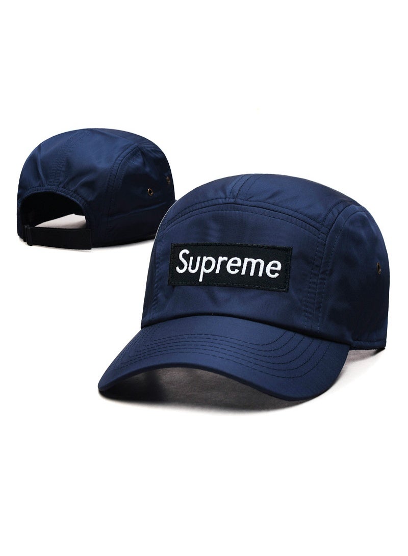 سوبريم Supreme Navy Blue Camp Cap