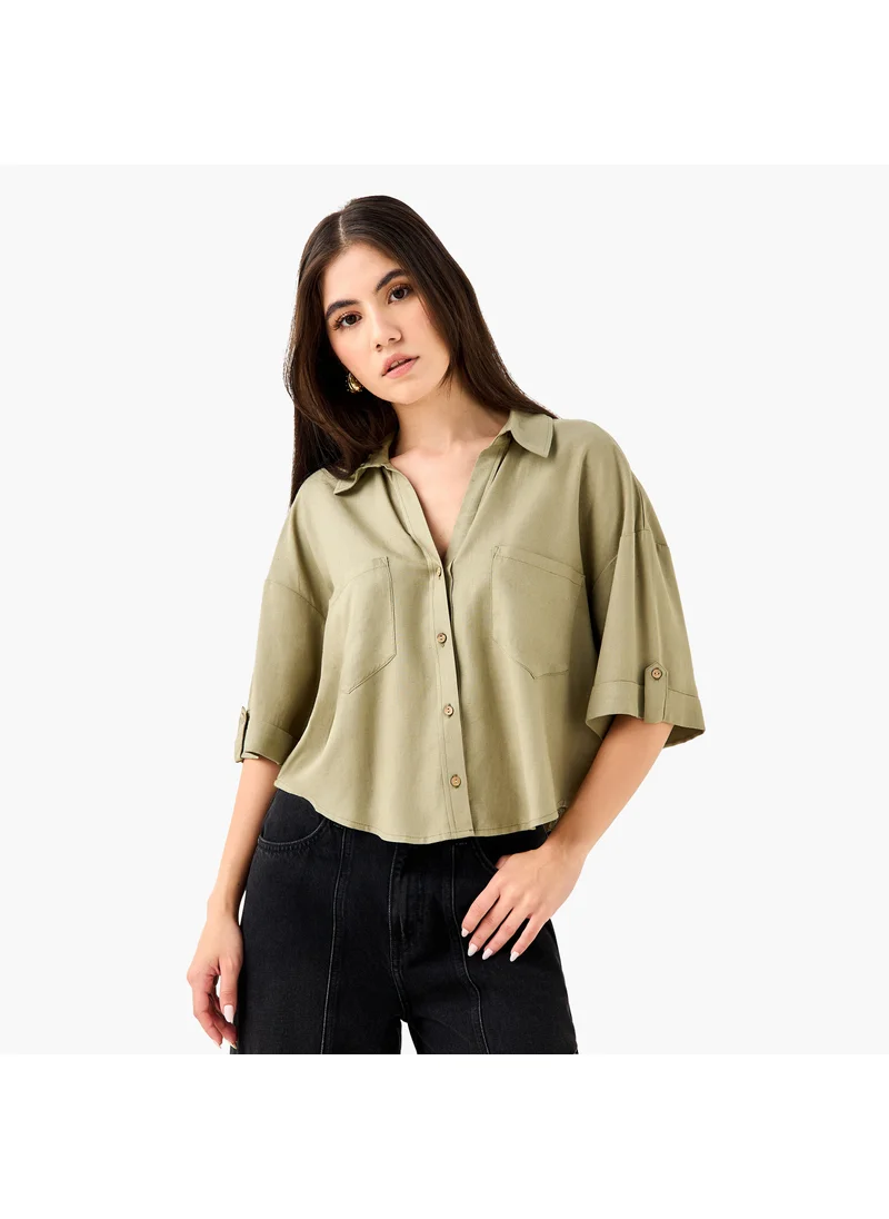 لي كوبر Lee Cooper Regular Fit Collared Shirt