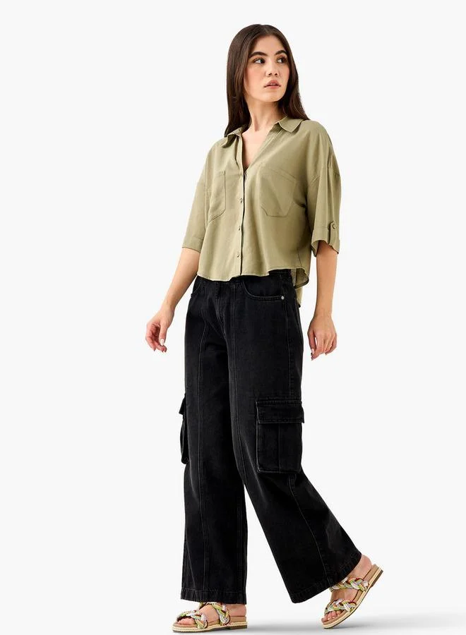 لي كوبر قميص لي كوبر بقصة عادية وياقة