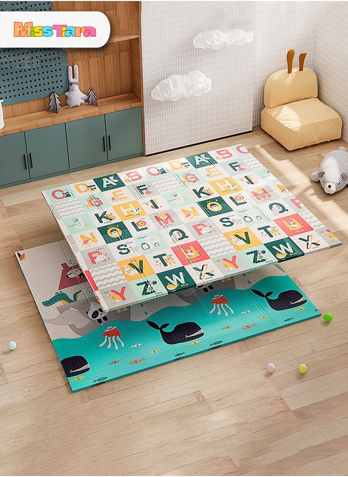 MissTiara - Baby Crawling Mat , 200*180*1 cm Non Toxic Floor Mat,Double-Sided Waterproof Baby Play Mat for Toddler Boy Girl - Image 1