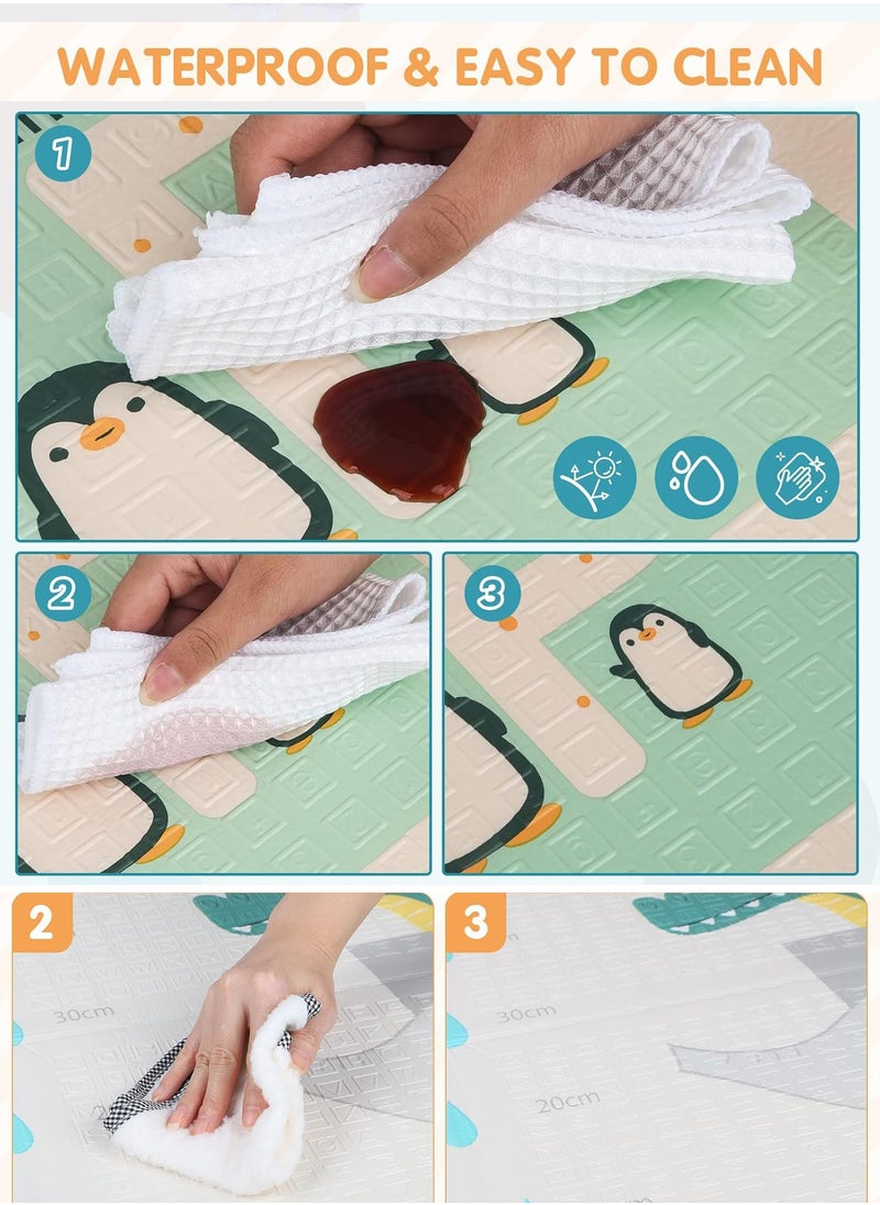 MissTiara - Baby Crawling Mat , 200*180*1 cm Non Toxic Floor Mat,Double-Sided Waterproof Baby Play Mat for Toddler Boy Girl - Image 1