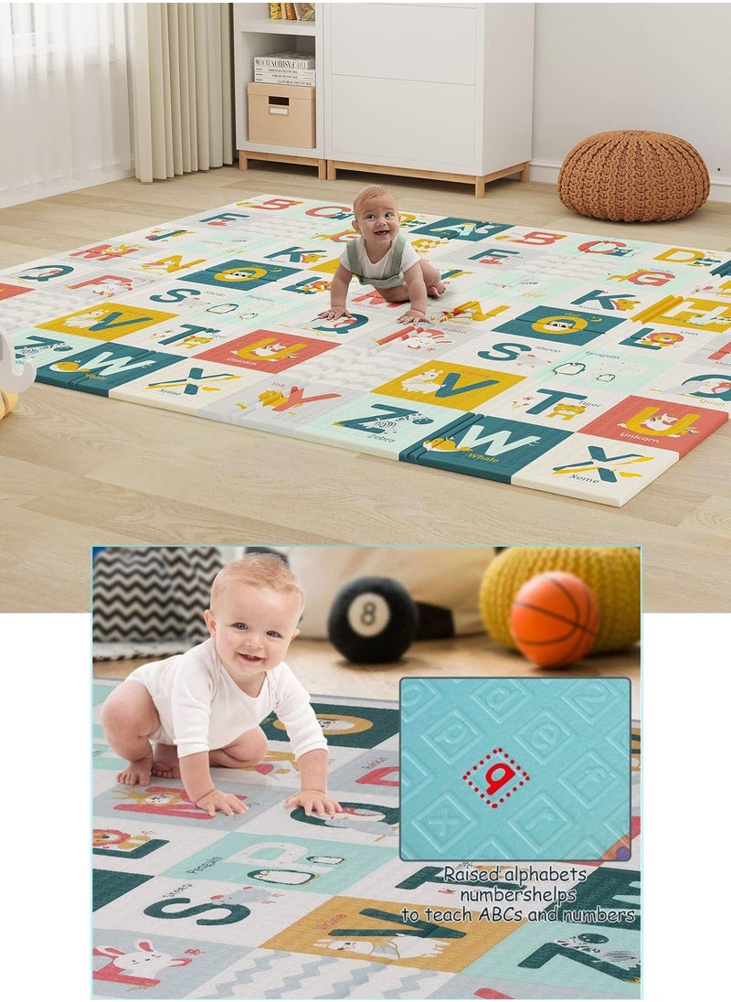 MissTiara - Baby Crawling Mat , 200*180*1 cm Non Toxic Floor Mat,Double-Sided Waterproof Baby Play Mat for Toddler Boy Girl - Image 1