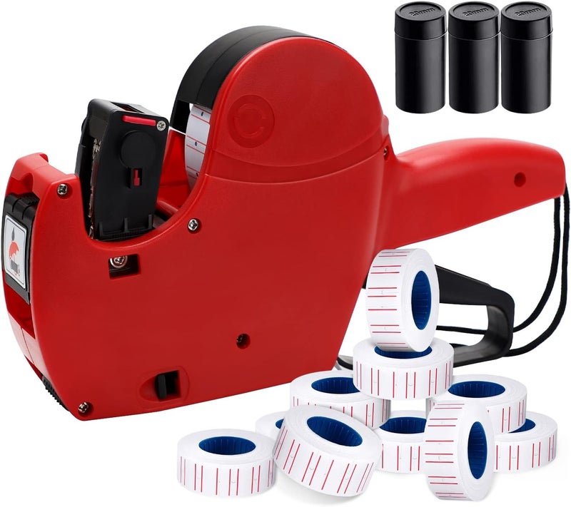 M&C Music Color MX-5500 Price Tag Gun Kit with Labels and Ink - Image 1