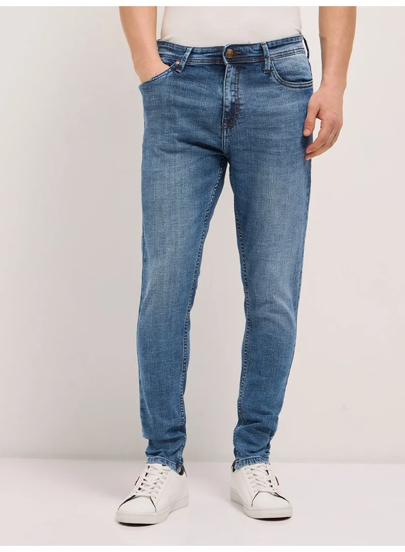 THE BEAR HOUSE  Men’s Classic Regular Fit Jeans for Casual & Everyday Wear | Comfortable Daily Wear Bottoms with Multiple Pockets | Stylish Regular Jeans for Office, Travel & Weekend Outings for Men | Best Price UAE