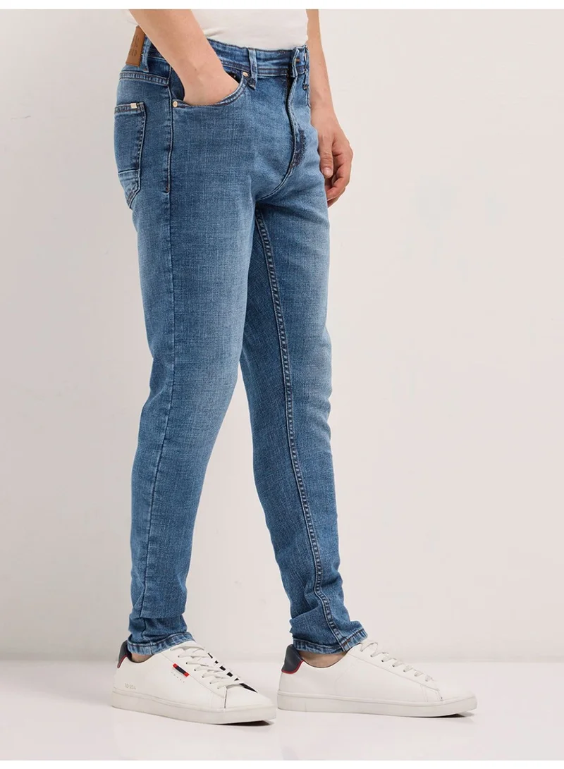 THE BEAR HOUSE  Men’s Classic Regular Fit Jeans for Casual & Everyday Wear | Comfortable Daily Wear Bottoms with Multiple Pockets | Stylish Regular Jeans for Office, Travel & Weekend Outings for Men | Best Price UAE