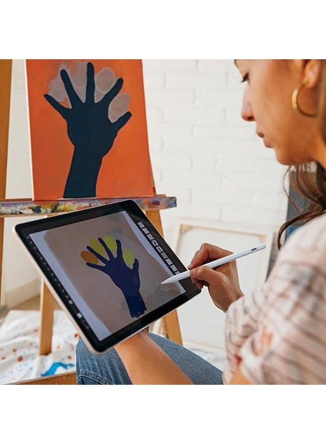 لـ iPad A16 11th 10th 9th 8th 7th 6th Generation, iPad Pro 12.9 11 13 بوصة M4, iPad Air M3 M2 5th 4th 3rd Gen, iPad mini 6 5, لـ Apple Pencil Pro 1st 2nd Gen البديل (الأبيض) - Image 4