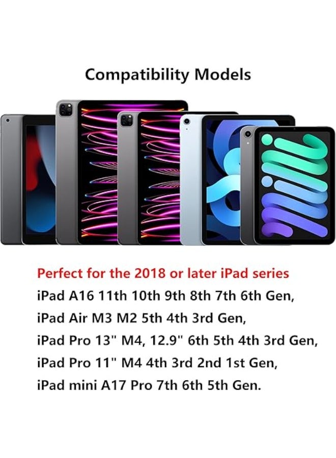 لـ iPad A16 11th 10th 9th 8th 7th 6th Generation, iPad Pro 12.9 11 13 بوصة M4, iPad Air M3 M2 5th 4th 3rd Gen, iPad mini 6 5, لـ Apple Pencil Pro 1st 2nd Gen البديل (الأبيض) - Image 3
