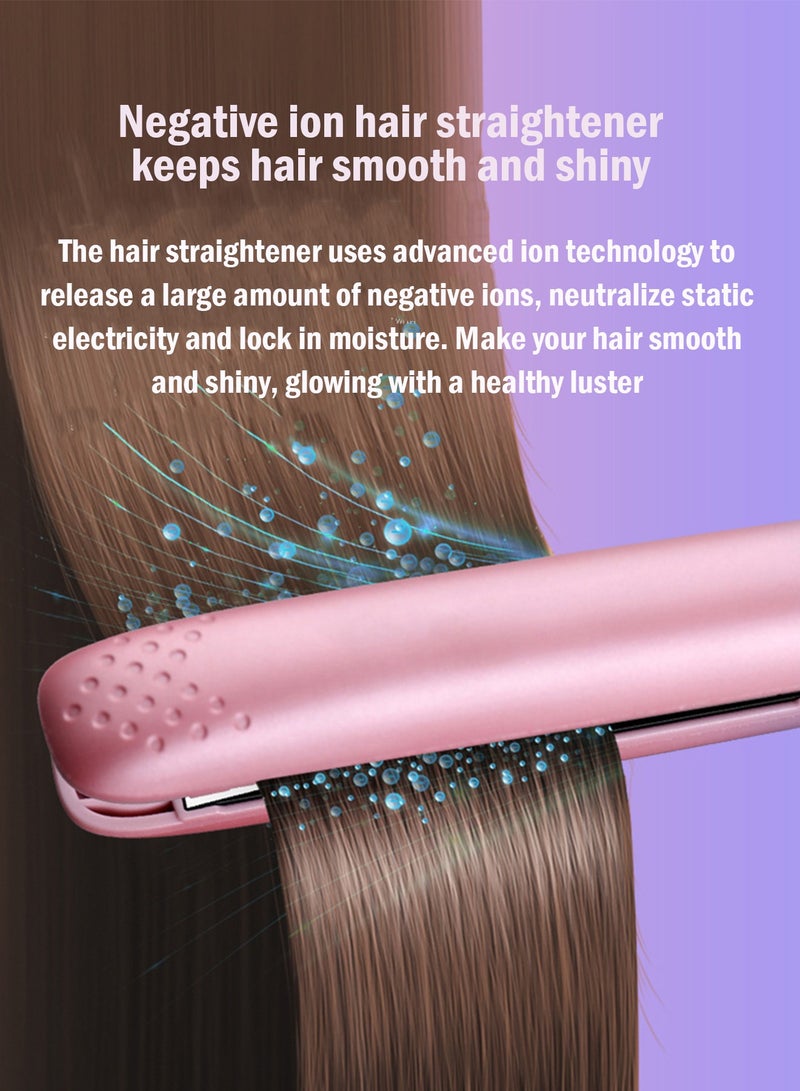 CubeG Hair Straightener | 3 in 1 Professional Hair Straightener and Curling ,Fast Heating Ceramic Hair Straightener for Less Frizz, Shinier  Smoother Hair,Suitable for All Personal Professional Salon Hairstyles, Gift for Girls Women - Image 4
