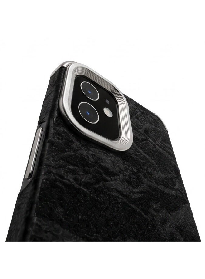 جراب حماية مضاد للصدمات والانزلاق متوافق مع iPhone 11 بتصميم أسود - Image 3