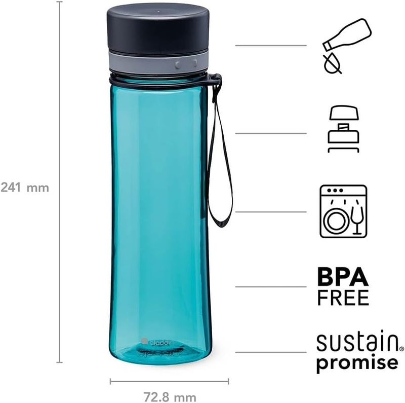 Aladdin Aveo Water Bottle 0.6L Aqua Blue - Leakproof and BPA-Free - Image 5