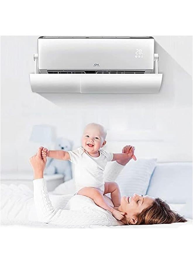 Air Conditir Windshield Wind Baffle Blowing Deflector Cover Adjustable Air Conditioning Windshield Anti Direct Blowing Month Windproof Baffle Windshield - Image 2