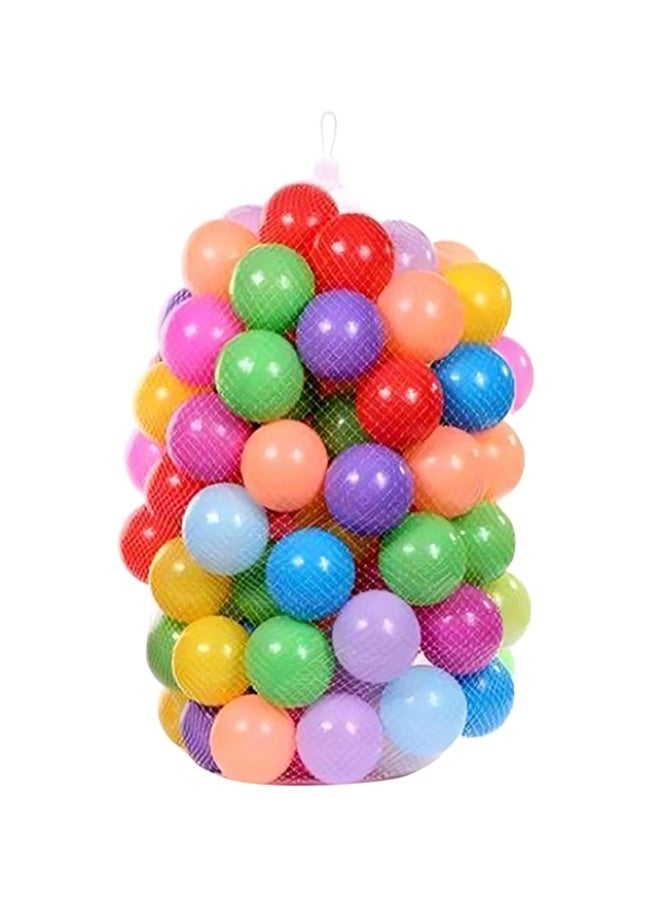 STORE 7 Soft Play Balls Set for Kids 100 Colorful Plastic Balls for Ball Pit Pool Tent Indoor Outdoor Play and Party Use - Image 2