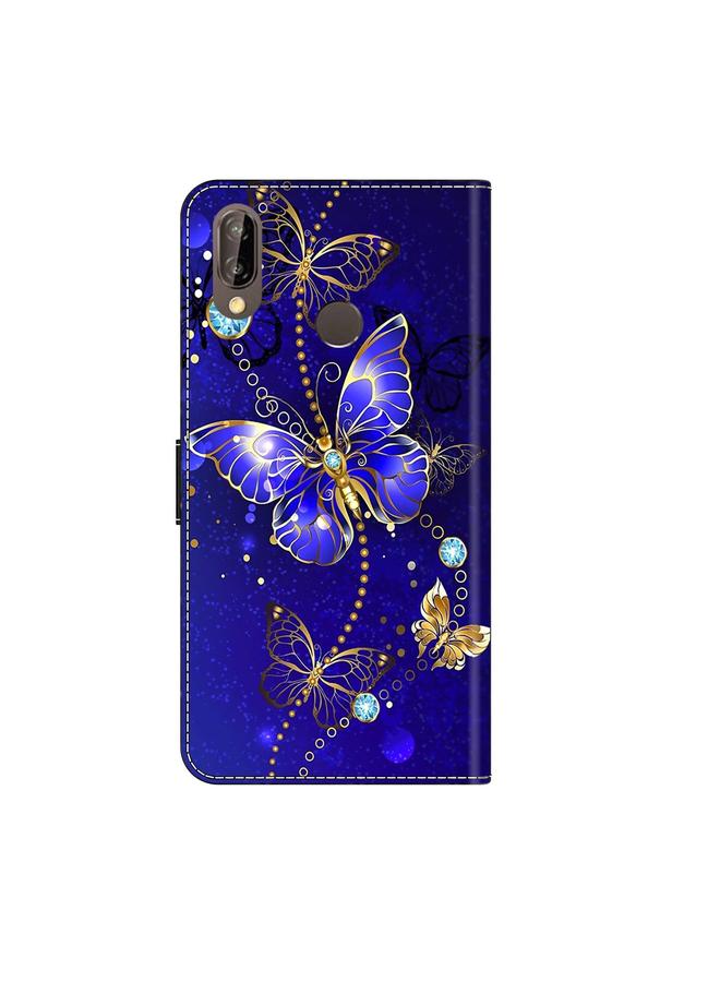 Zaboon Case For Huawei P20 Lite Crystal 3D Shockproof Protective Leather Phone Case - Image 3