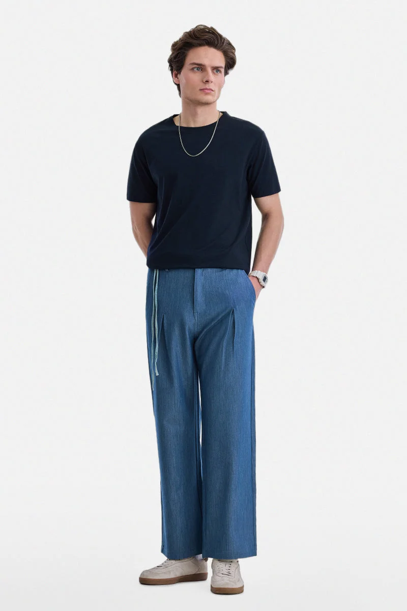 سنيتش Straight Fit Stretch Trousers