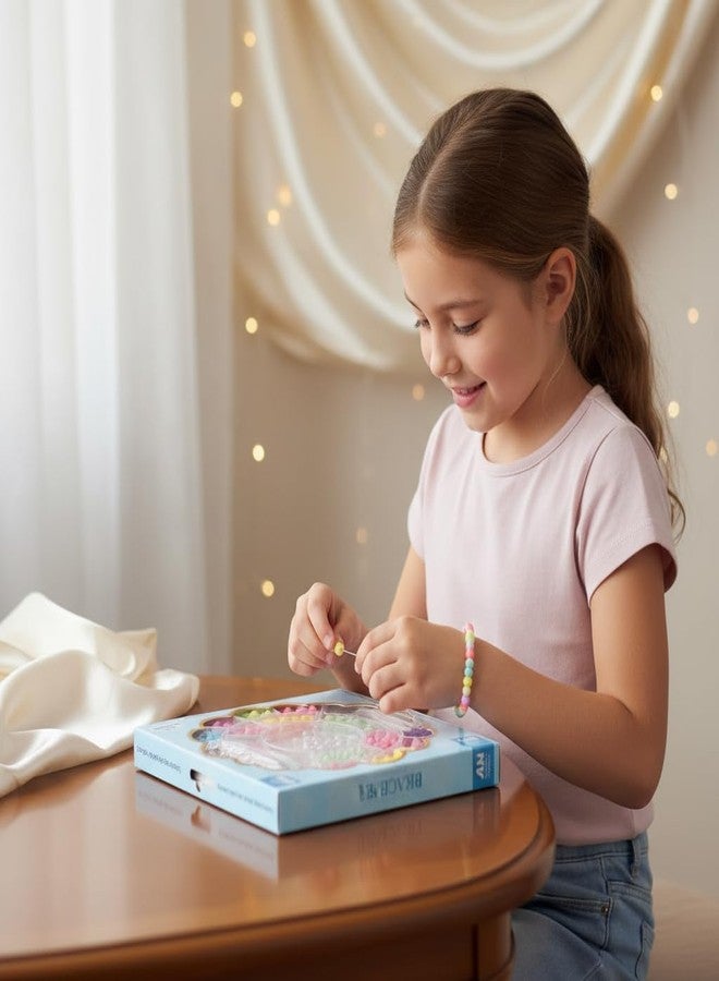 إتسي-بيتسي مجموعة أدوات صنع المجوهرات الصغيرة "إيتسي بيتسي" - علبة خرز باستيل جاليري 17.5 × 17.5 سم - لصنع القلائد والأساور والأقراط ومشاريع المجوهرات الحرفية. - Image 3