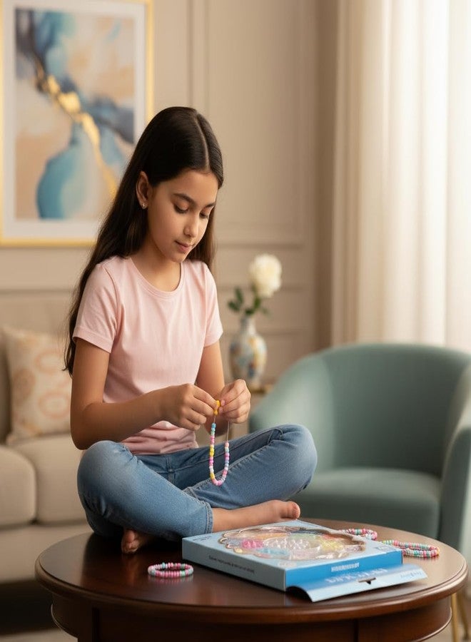 إتسي-بيتسي مجموعة أدوات صنع المجوهرات الصغيرة "إيتسي بيتسي" - علبة خرز باستيل جاليري 17.5 × 17.5 سم - لصنع القلائد والأساور والأقراط ومشاريع المجوهرات الحرفية. - Image 4