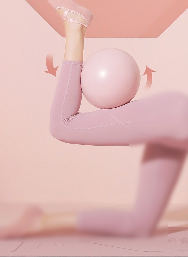 1 Pcs Exercise Balls Thicken Explosion-proof Pilates Ball, Mini 9.84in/25cm Yoga Ball, Suitable for Body Shaping, Sensory Balance Training, Unaerated Pink - Image 4