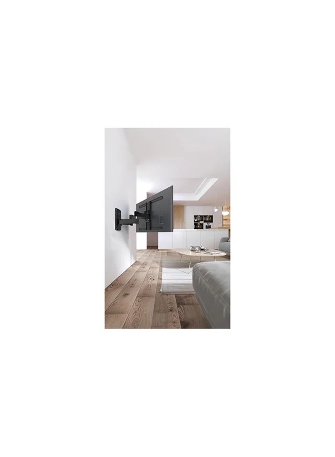 سكيل تك حامل جداري متحرك بالكامل للتلفزيون من سكيل تك  SH65 464P، مقاس 37-80 بوصة، أقصى وزن 45 كجم، معيار VESA 600x400، لون أسود مطفي - Image 4