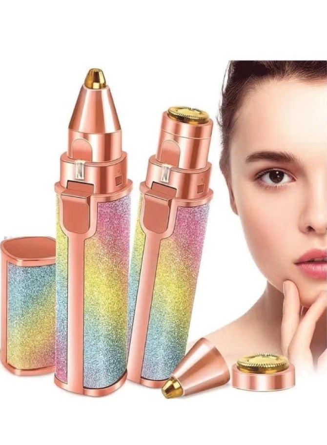 BLAWLESS 2 in 1 Rechargeable USB Painless Face & Eyebrow Hair Remover - Image 2