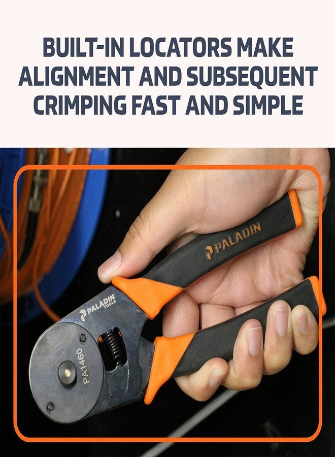 TEMPO Paladin Tools PA1460 Closed Barrel D-Sub Crimper - 20-26 AWG, 4 Way Indent - Professional Grade - Image 3